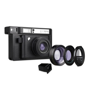 로모 Instant wide인스턴트 와이드 카메라 블랙+3 Lenses